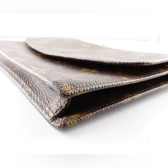 Authentic Louis Vuitton Monogram Pochette Rabat 20 Clutch with Chain - Picture 4 of 6